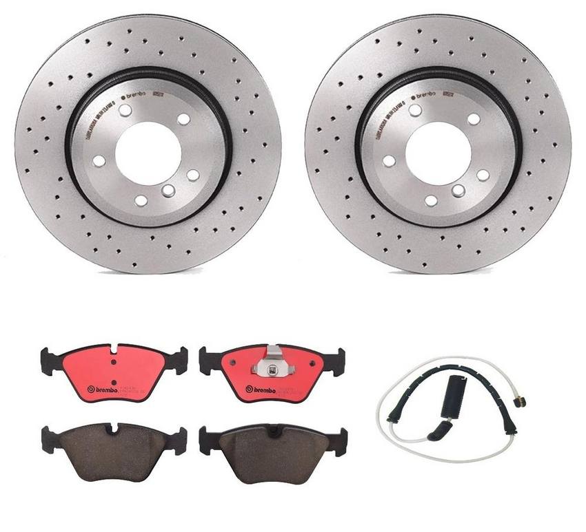 BMW Brembo Brake Kit Pads and Rotors Front (325mm) (Xtra) (Ceramic